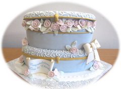 Blue Limoges Cake