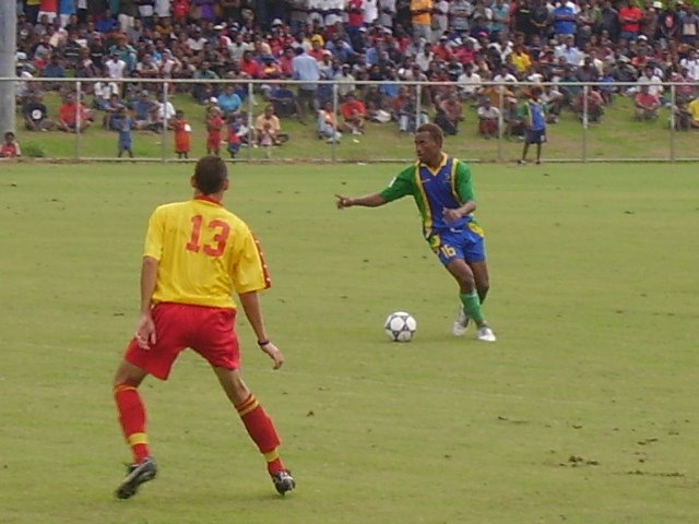 GEORGE LUI IN ACTION AGAINST PNG