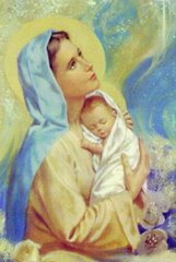 La Virgen con el Niño (Oración de la SALVE)
