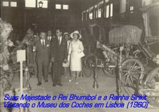 Suas Majestades os Reis da Tailândia Visitam Portugal em 1960