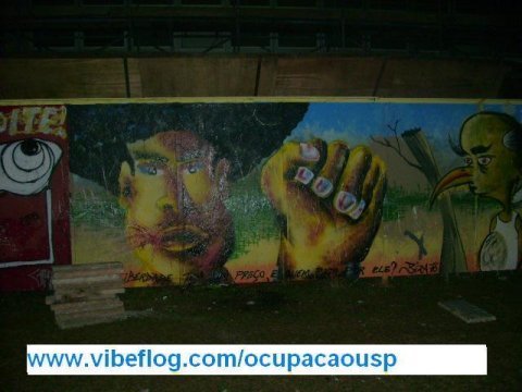 Mural da cultura da ocupaçao
