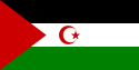 La bandera saharaui....