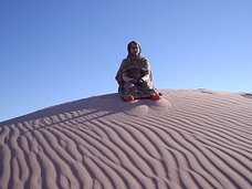 En las dunas....