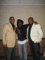 Pastor McClure, Tye Tribbet, & Me