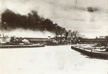 Empire Dock Ablaze