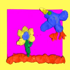 Clay Flower and Bird, by Carley