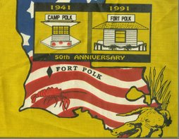 Fort Polk Anniversary flag