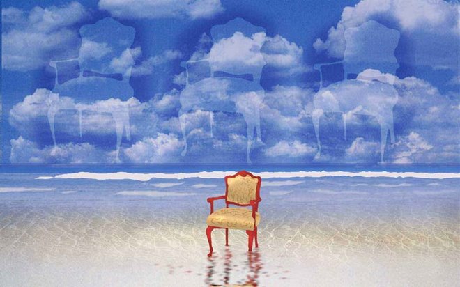 Cadeira na praia