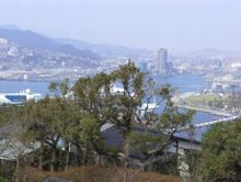 uitzicht op nagasaki baai