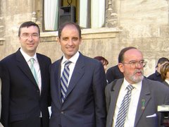 EL PRESIDENT DE LA GENERALITAT FRANCISCO CAMPS FUE PREGONERO DE LA SEMANA SANTA MARINERA EN 2002