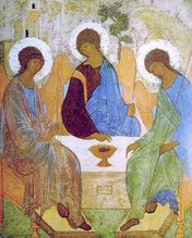 The Holy Trinity by  Andrei Rubliov