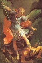 The Archangel Michael Tramples Satan
