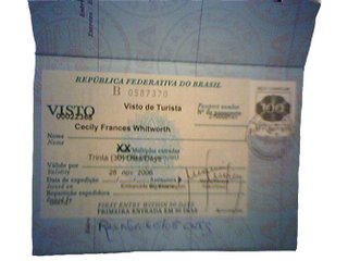 tourist visa to Brazil
