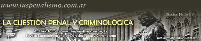 La Cuestión Penal y Criminológica
