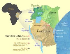 Tanzania iko wapi?  (Where is Tanzania?)
