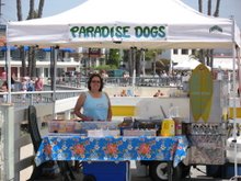 Paradise Dogs Hot Dog Cart