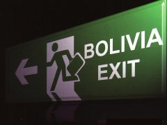 Bolivianos se van