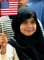 Iraqi Child With US Flag