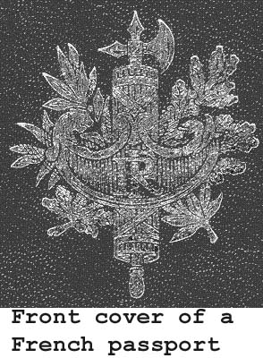 Front Cover of the French Passport