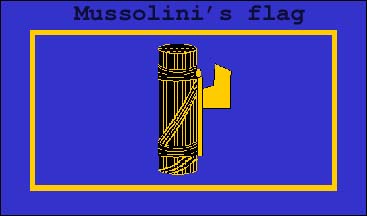 Mussolini's Personal Flag