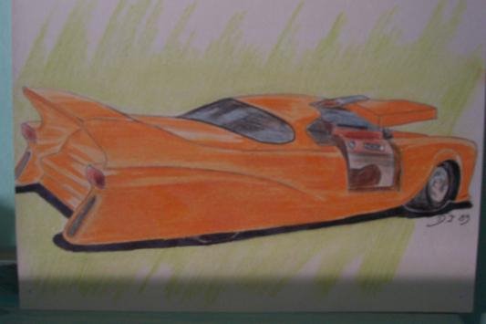 Proto car orange