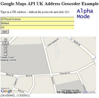 Address Geocoder Alpha - 30 Royal Avenue,Belfast - Zoomed In