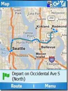 Windows Live Search Map Directions