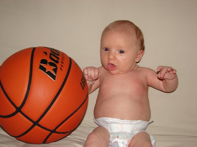 Our Little Basket Ball Player
