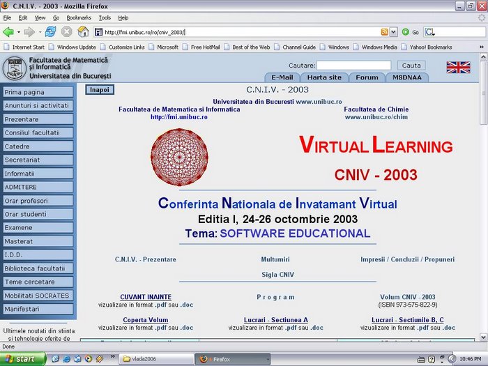 Web site CNIV 2003