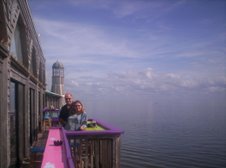 At Cedar Key, Fl- Our heads are literally in the clouds & LIFE IS GOOD!