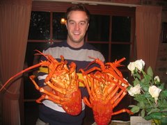 Adam with Lobsters