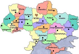 Regional Map of Kiev