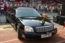 The Asantehene ride in this
