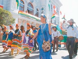 Inauguration de l'A.C.: présence guarani