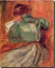 La Liseuse verte de Renoir