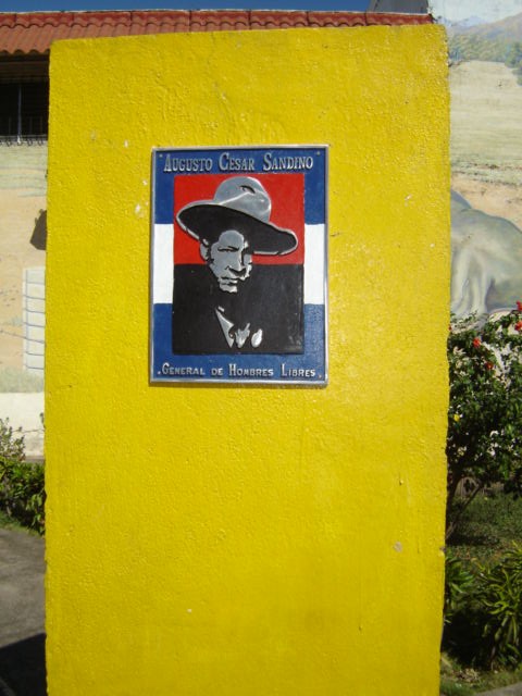 Sandino plaque in Leon