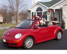 Robert and I in my "Love Bug"