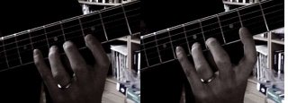 finger-per-fret and extended shapes