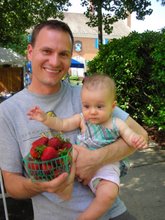 Bradford and Lucy June 9th at the Ashland Strawberry Faire