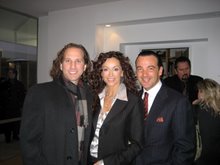 TV Actress Sophia Milos and Italian Mens Fashion Designer