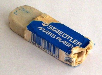 2 x Staedtler Mars Plastic Rubber Erasers 
