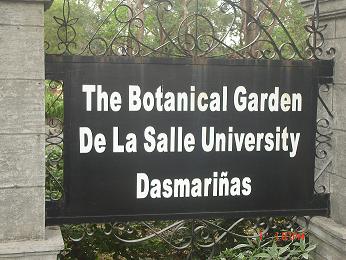 the botanical garden..