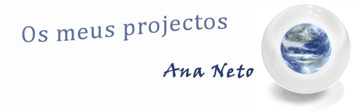 Os meus projectos - Ana Neto