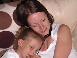 Me and Youngest having a Snuggle