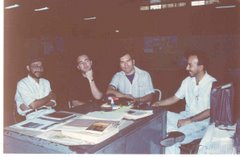 André Cruchaga, Gabriel Otero, Caralvá y Javier Alas