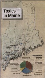 Map of Toxics in Maine