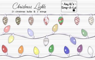 Amy W.'s Scrap-A-Lot: Christmas Lights and some LOs