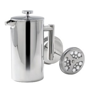 Double Walled St. Steel Coffee Plunger