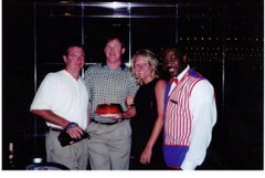 Jeff, Todd & Aynsley on Cruise in 1999